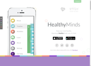 healthy minds for mobile devices homepage