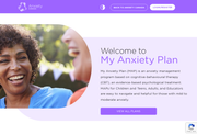 my anxiety plan homepage