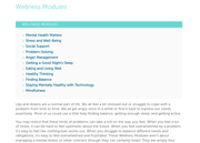 here to help wellness modules homepage